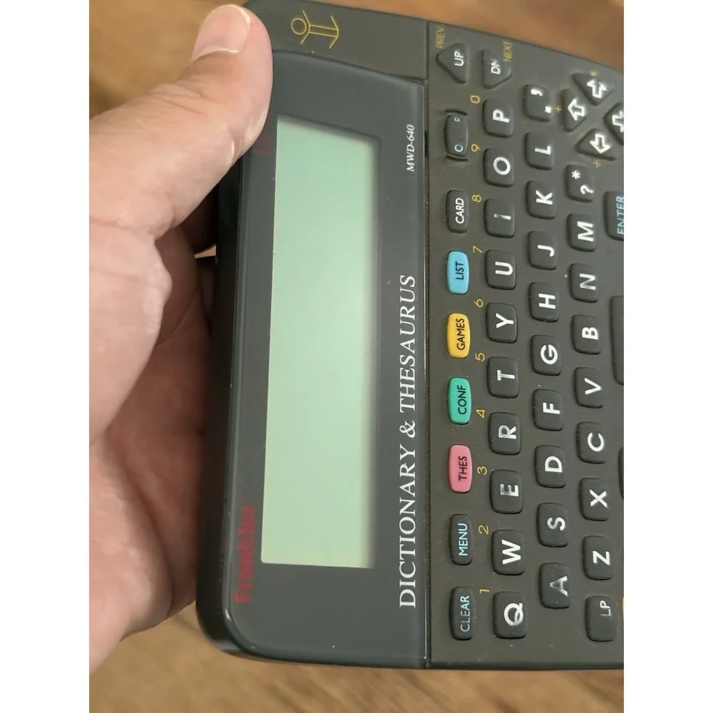 Franklin MWD-640 Electronic Bookman Dictionary Thesaurus Handheld Tested